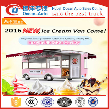 2016 Горячее Лучшее Электрическое Мобильное Мороженое Ван с 4 Колесами для продажи
